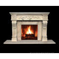 Modern customized fireplace surround marble granite solid stone prices